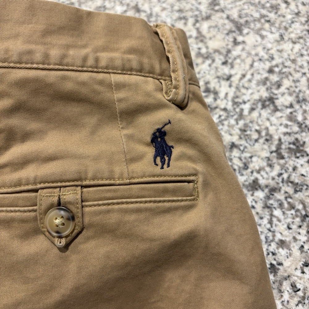Polo Ralph Lauren Chinos Mens 31x30 Khaki Beige Stretch Straight Fit Pants